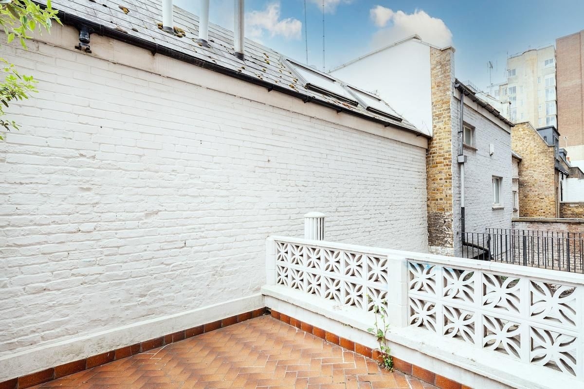 อพาร์ตเมนต์ 1 ห้องนอน 1 ห้องน้ำส่วนตัว ขนาด ตร.ม. – มาริลโบน (Studio near Marylebone station)2