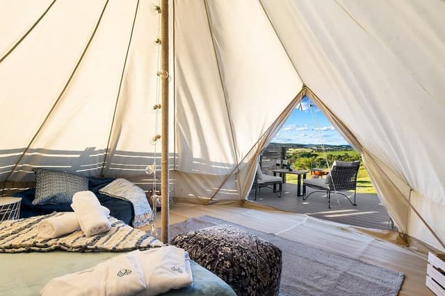 Traditional Tent, 1 Queen Bed, Mountain View