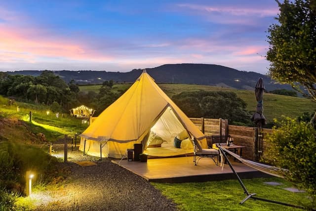 Traditional Tent, 1 Queen Bed, Mountain View