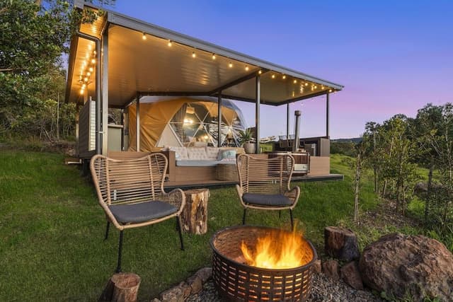 Superior Tent, 1 King Bed, Mountain View
