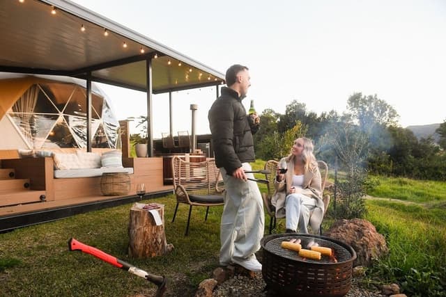 Superior Tent, 1 King Bed, Mountain View