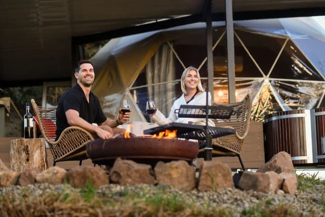 Superior Tent, 1 King Bed, Mountain View