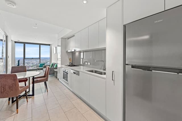 Two Bedroom One Bathroom Compact Sky High Apartment