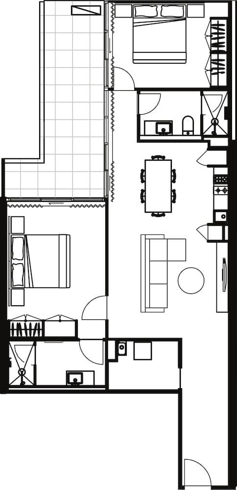 2 Bedrooms Apartment