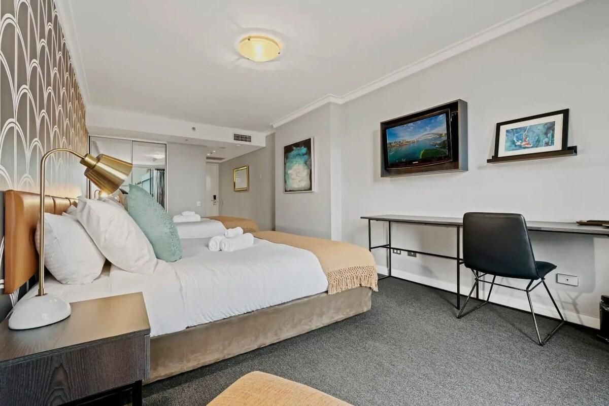 โคซี่กูรู | ซิดนีย์ ซีบีดี | บูติก ซิตี้ ทู เบด สตูดิโอ (KozyGuru | Sydney CBD | Boutique City 2Bed Studio)1
