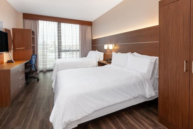 Standard Room, 2 Double Beds, Accessible (Communications, Roll-In Shower)