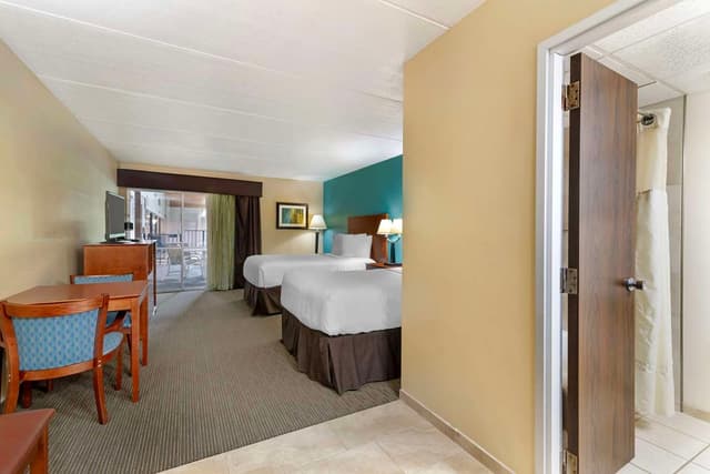 2 Double Beds, Non-Smoking, Balcony, Pool View, Microwave And Mini-Refrigerator, Full Breakfast
