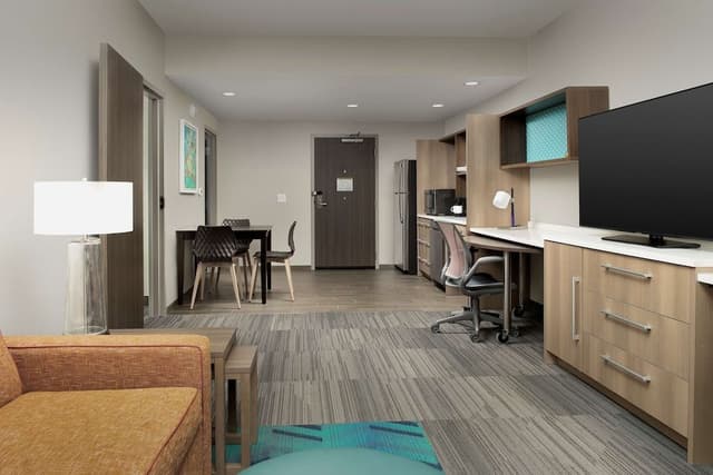 Suite, 1 King Bed, Accessible, Non Smoking (Roll-In Shower)