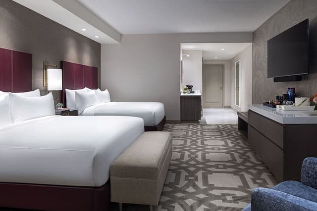 Superior Room, 2 Queen Beds, Hearing Accessible, City View (Hearing)