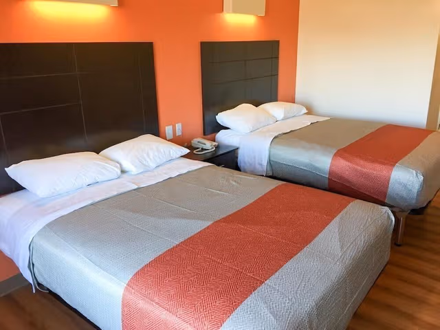 Deluxe Room, 2 Double Beds, Non Smoking, Refrigerator & Microwave
