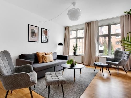 อพาร์ตเมนต์ 2 ห้องนอนน่ารักในเฟรเดอริกส์เบิร์ก โคเปนเฮเกน (Charming 2 bedroom apartment in Frederiksberg, Copenhagen)2