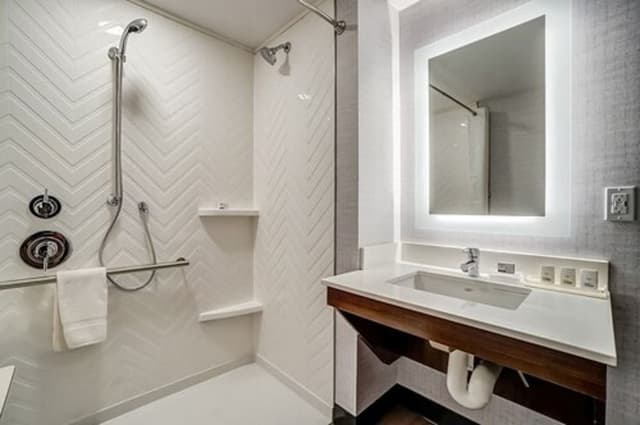 Standard Room, 1 King Bed, Roll-in Shower (Mobility Accessible)