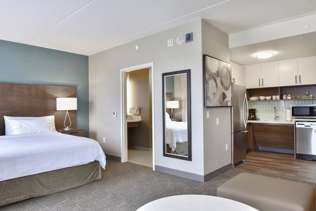 Studio Suite, 1 King Bed, Roll-in Shower, Kitchen (Communications Accessible)