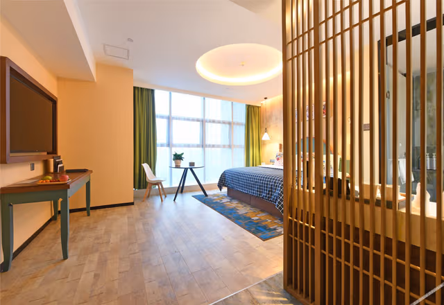 Delicate Double Bed Room