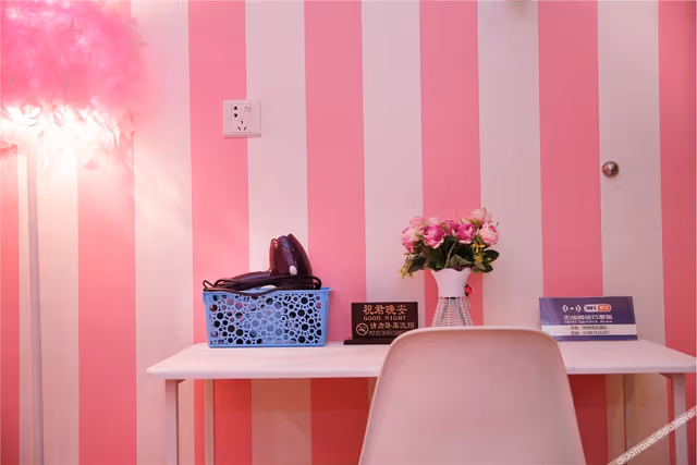 Pink Series Double Bed Room
