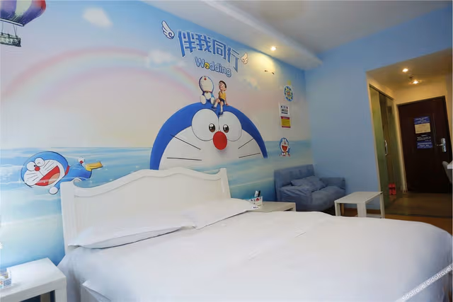 Doraemon Themed Double Bed Room