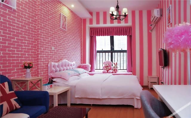 Pink Series Double Bed Room