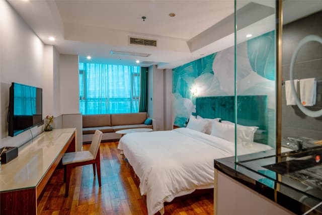 Light Luxury Theme Double Bed Room