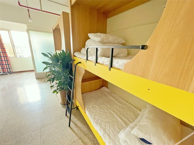 Six-person Room (Males only) (Room rate calculated per bed)