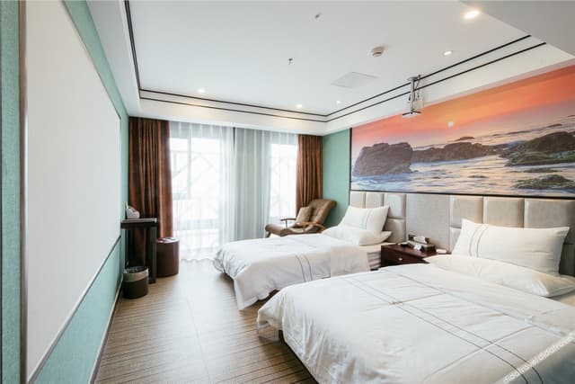 Cozy Movie Viewing Twin Room
