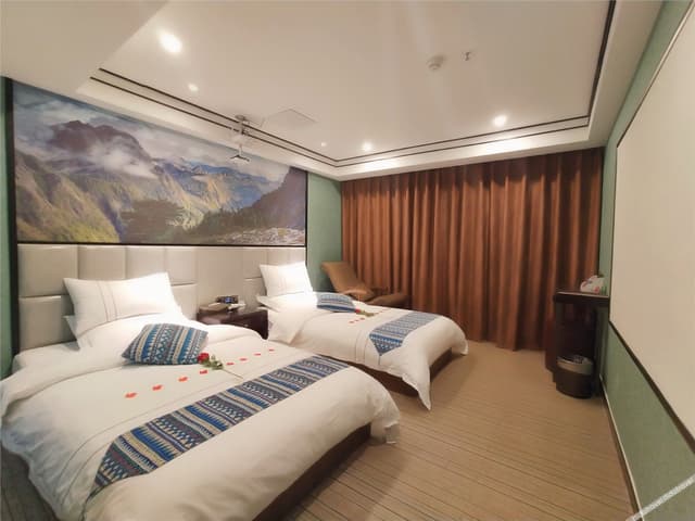 Cozy Movie Viewing Twin Room