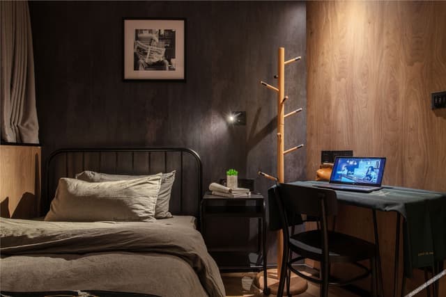 Light Luxury Single Room (Fresh Petite Bourgeoisie Style)
