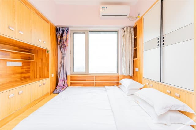 Light Luxury Projection Double Bed Room