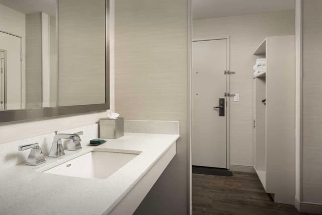 1 QUEEN MOBILITY/HEARING ACCESS BATHTUB