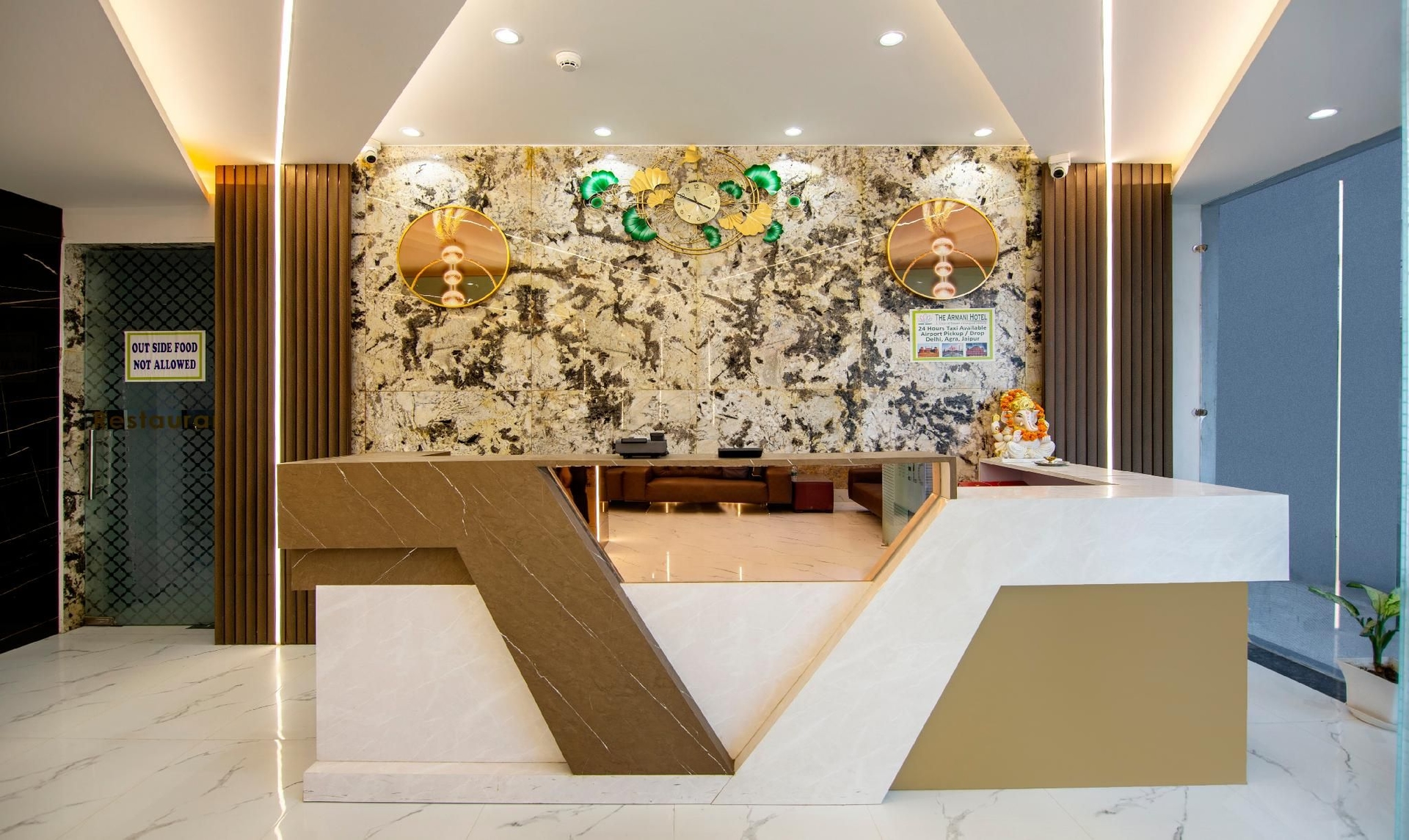 ทรีโบ เดอะ อาร์มานี่ ใกล้ สนามบินนานาชาติอินทิรา คานธี (Treebo The Armani Near IGI Airport)2