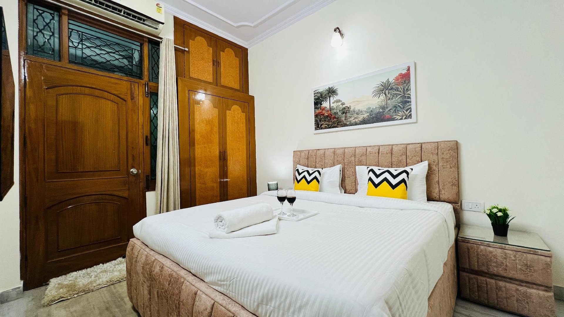 บลูโอ โมเดิร์น 2 ห้องนอน โรฮินี - ที่จอดรถ ระเบียง (BluO Modern 2BHK Rohini - Parking , Balcony)4