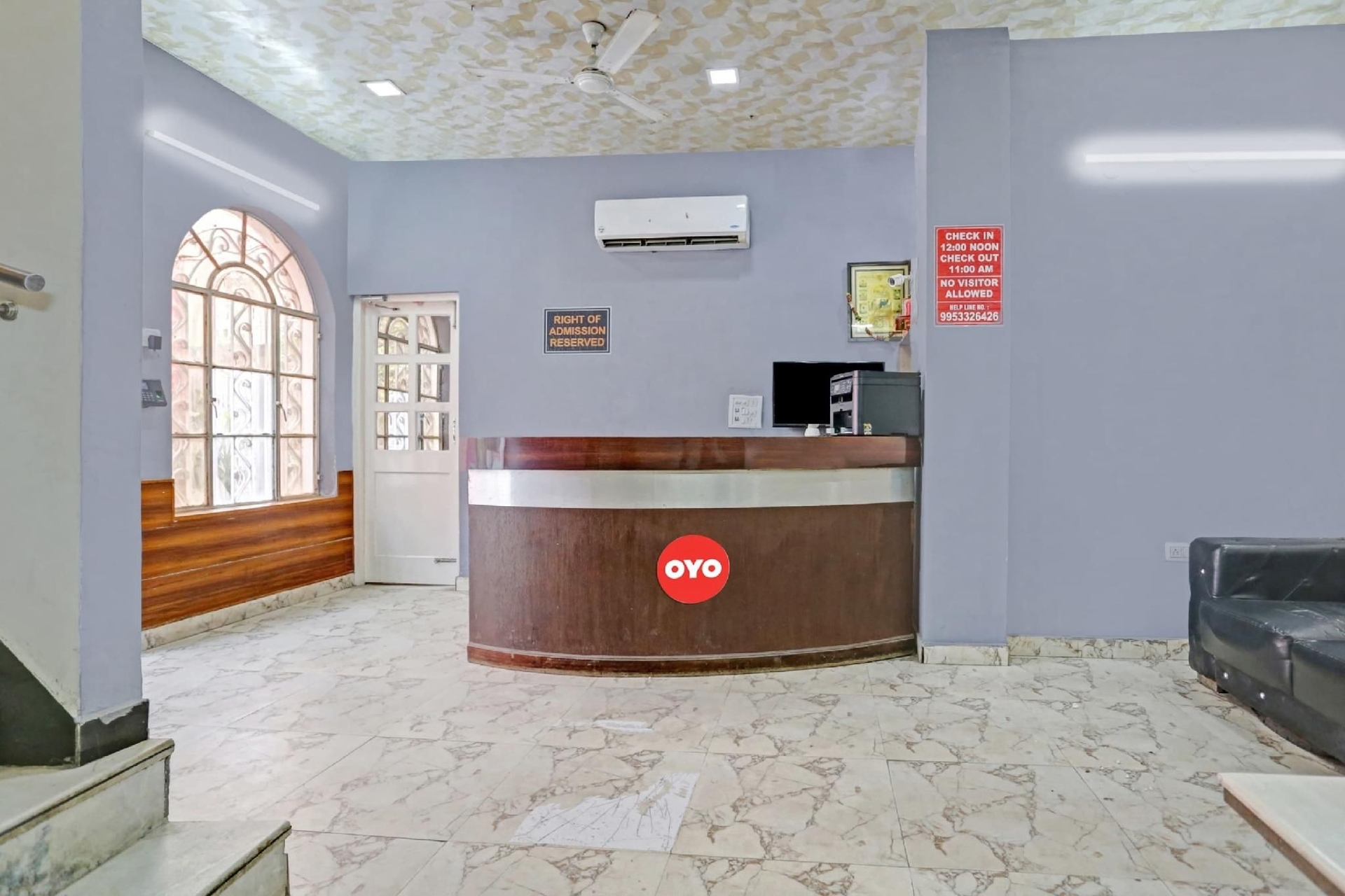 โรงแรมโอ โอเอ็ม เรสซิเดนซี ใกล้โลตัสเทมเพิล ใกล้บีคาเนอร์ สวีท (Hotel O OM RESIDENCY NEAR LOTUS TEMPLE NEAR BY BIKANER SWEET)0
