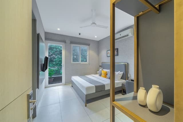 Deluxe Double Room, Balcony, Garden View