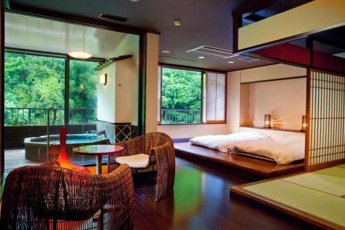 Deluxe Room with Tamami Area with Open-Air Bath 301