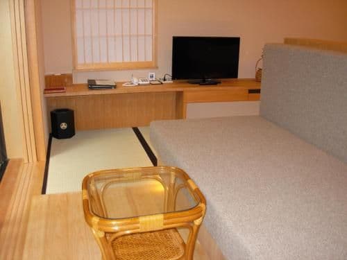 2017 July 13 Renovated - Twin Bed Room with Outdoor Hot Spring with Japanese Garden View