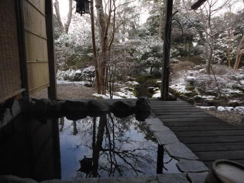 2017 July 13 Renovated - Japanese-Style Room with Outdoor Hot Spring with Garden View