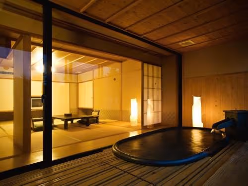 Japanese-Style Room with Open-Air Bath