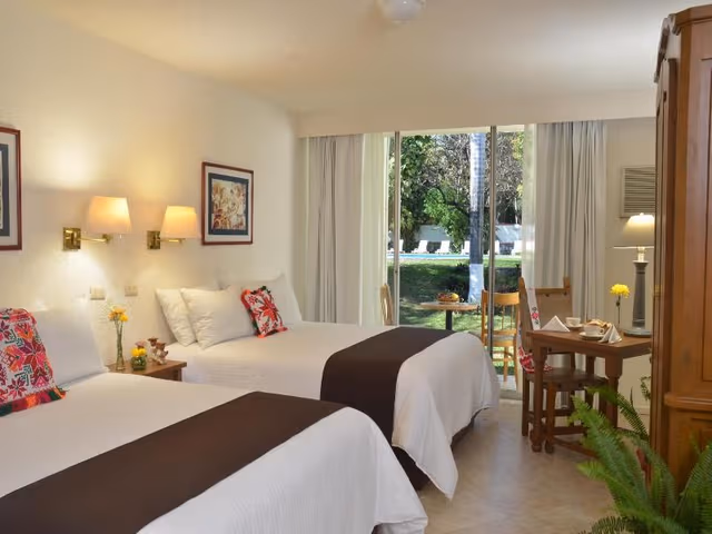 DOUBLE TWO DOUBLE BEDS