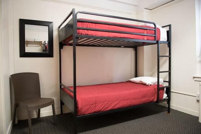 DOUBLE BUNK BED WITH SHARED BATHROOM