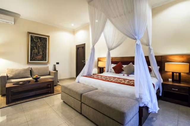Double or Twin ONE BEDROOM