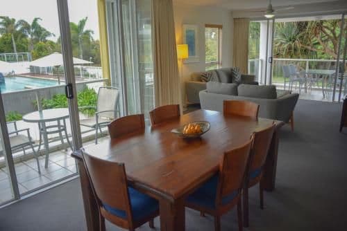 Deluxe Two-Bedroom Apartment with Pool View