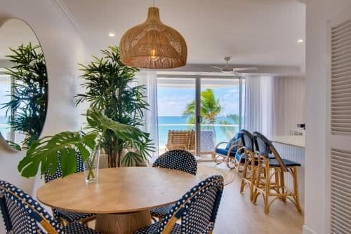 Deluxe One-Bedroom Apartment with Beach and Pool View
