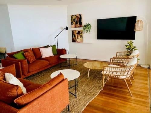 Three-Bedroom Apartment with Beach View