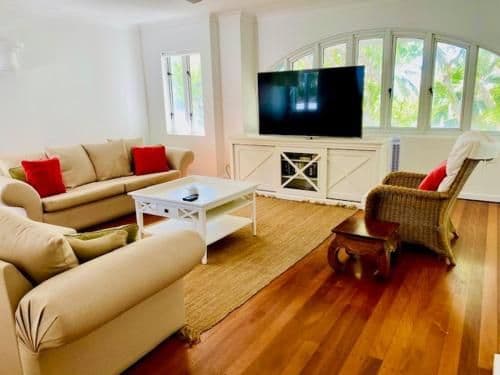 Three-Bedroom Apartment with Beach View