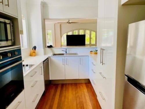 Three-Bedroom Apartment with Beach View