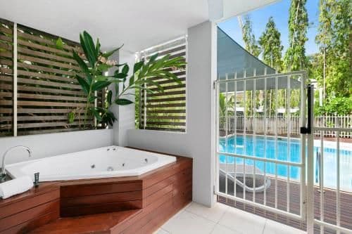 One-Bedroom Apartment with Direct Pool Access