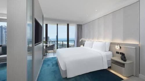 Corner Junior Suite with Ocean View and Balcony