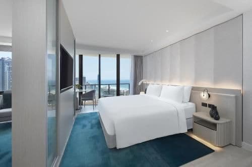 Corner Junior Suite with Ocean View and Balcony