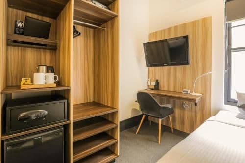 Budget Family Room with Shared Bathroom