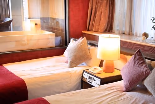 Room with Tatami Area with Open-Air Bath