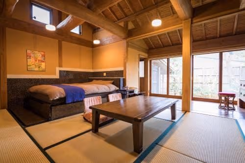 Room with Tatami Area and Open-Air Bath
